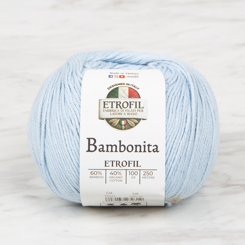 Etrofil Bambonita Mavi El Örgü İpi - 75337